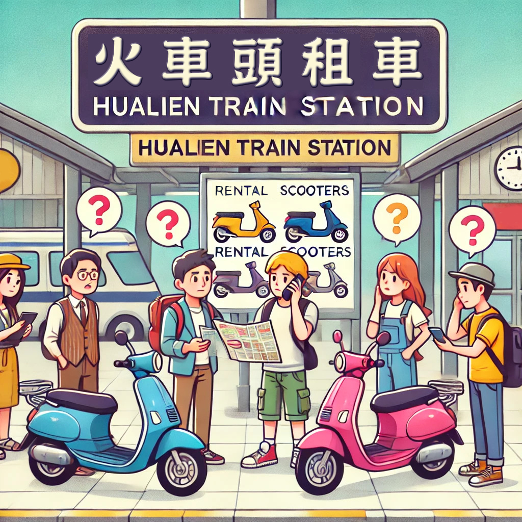 花蓮火車站租機車